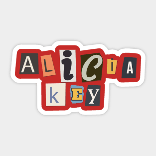 Alicia Keys Sticker